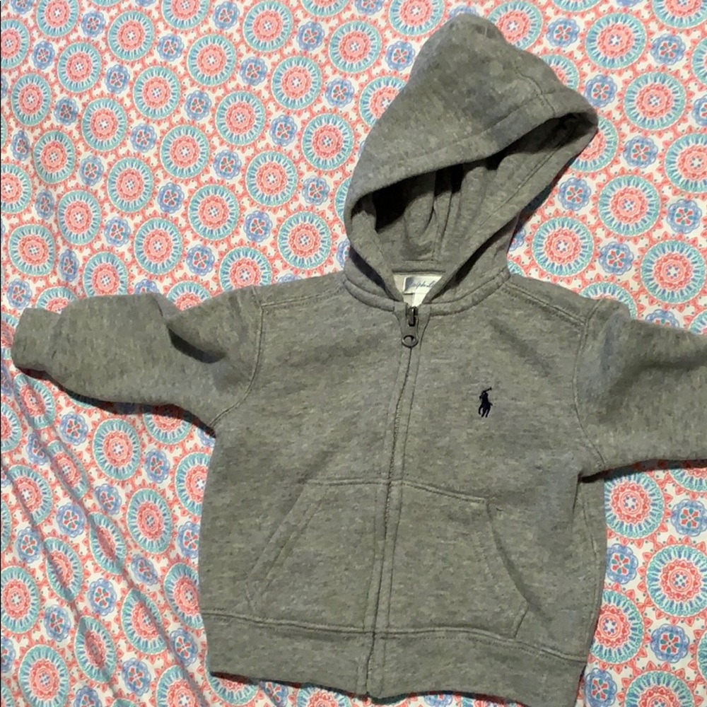 Grey polo by Ralph Lauren sweatsuit